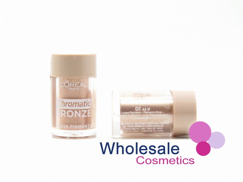 6 x L'Oreal Chromatic Bronze Loose Pigments - 01 AS IF